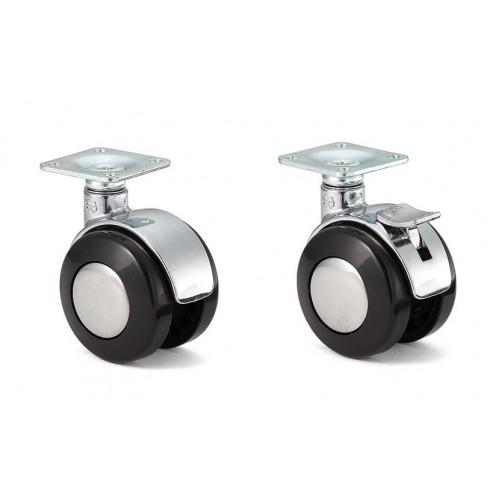 Twin Wheel Caster (Plate Type)